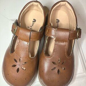 Abby & Evie Toddler Girls Brown Mary Jane Shoes Size 9 Boutique